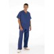 Unisex Medical Scrubs Set (Tunic & Trouser) - Cobalt Blue - Extra Large